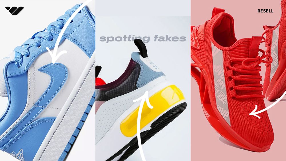 How can you spot fake sneakers?