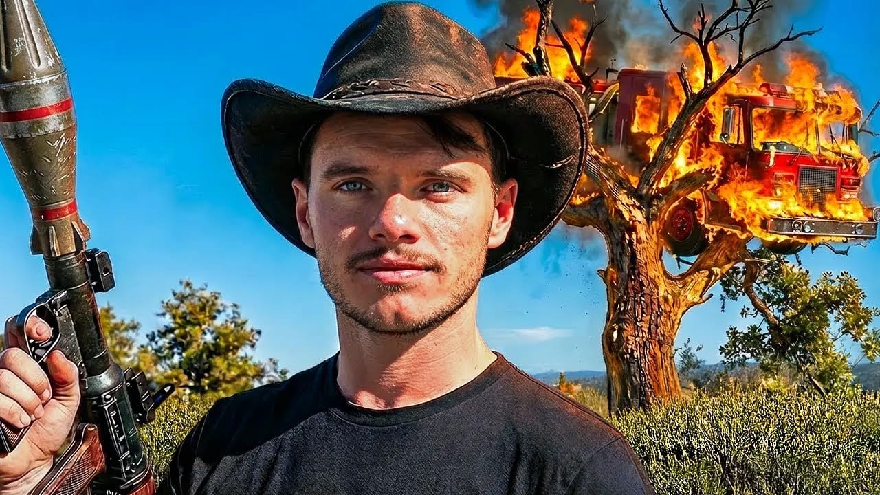 We bought WhistlinDiesel a REAL firetruck… and he did this