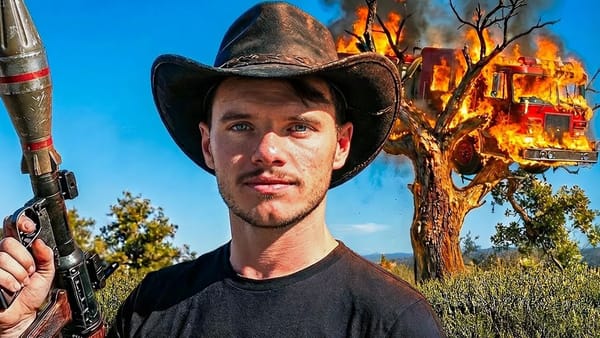 We bought WhistlinDiesel a REAL firetruck… and he did this